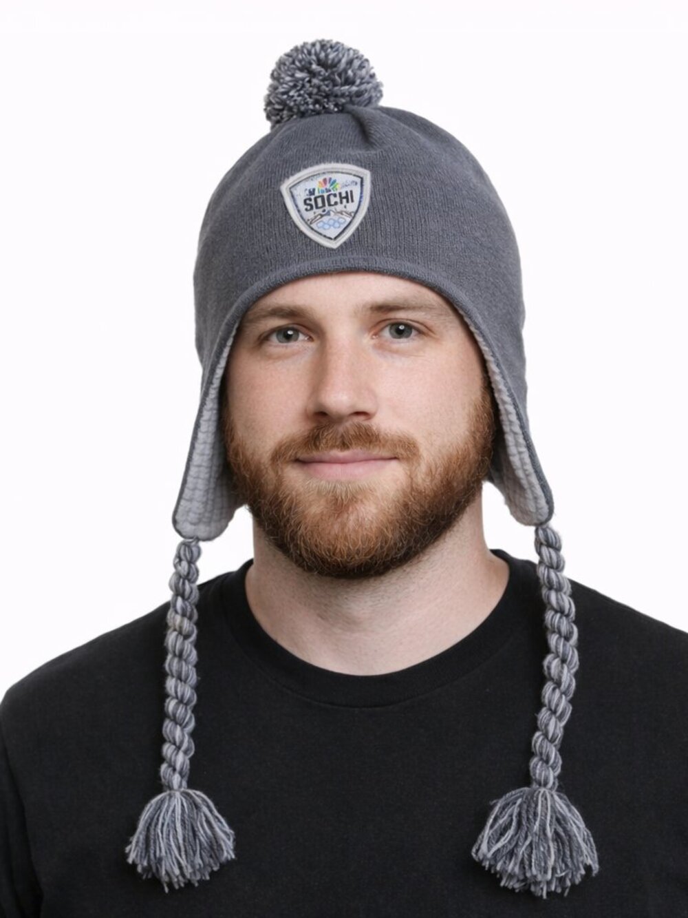 Nike Sochi 2014 Winter Olympics earflap beanie cap with tassels NWT